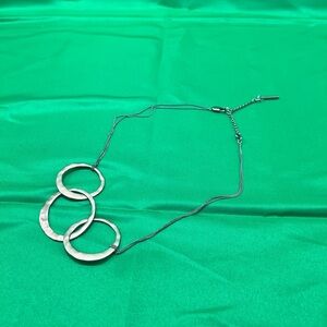 KC Kenneth Cole New York Three circle necklace VTG